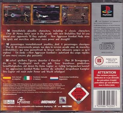 Mortal Kombat Trilogy - PlayStation 1 (B Grade) (Genbrug)